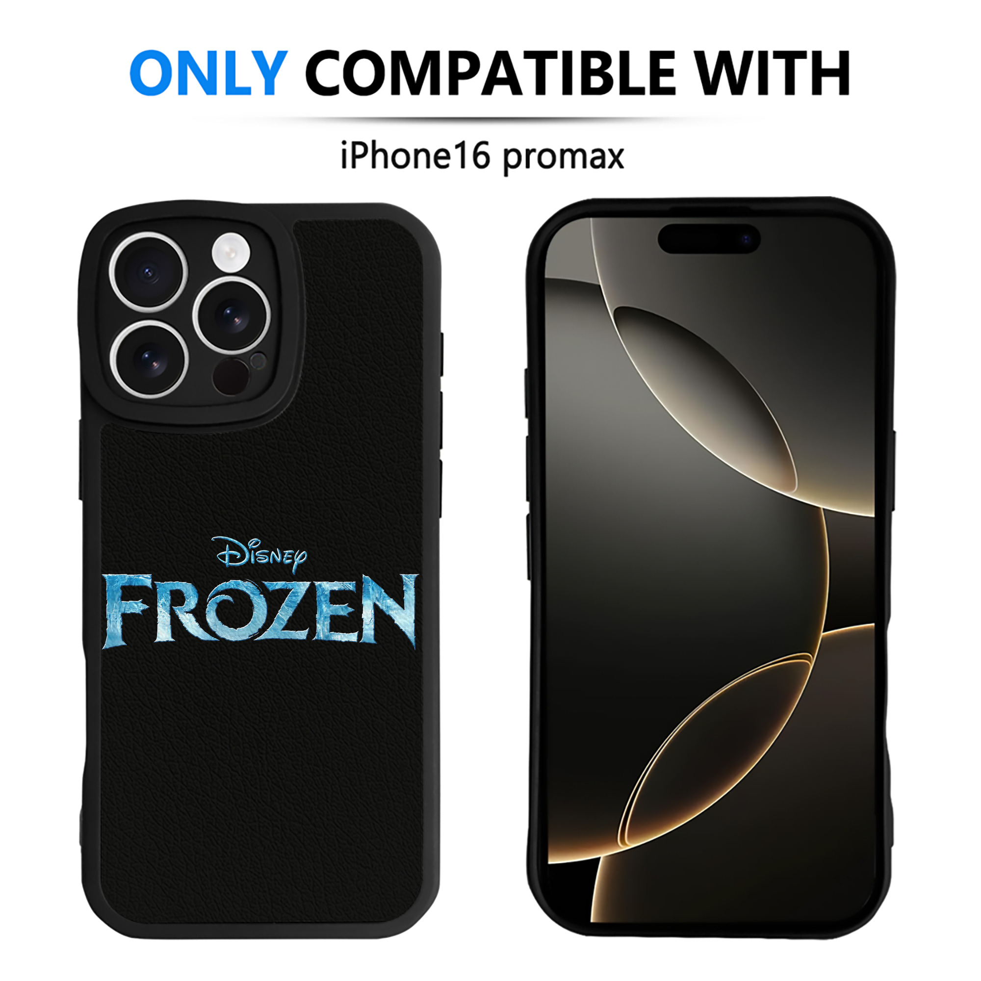 （画像用） アナと雪の女王 アンナ エルサ Frozen Anna Elsa 【iPhone 16シリーズ対応】シリコンスマホケース（レザー調） 材質：シリコン